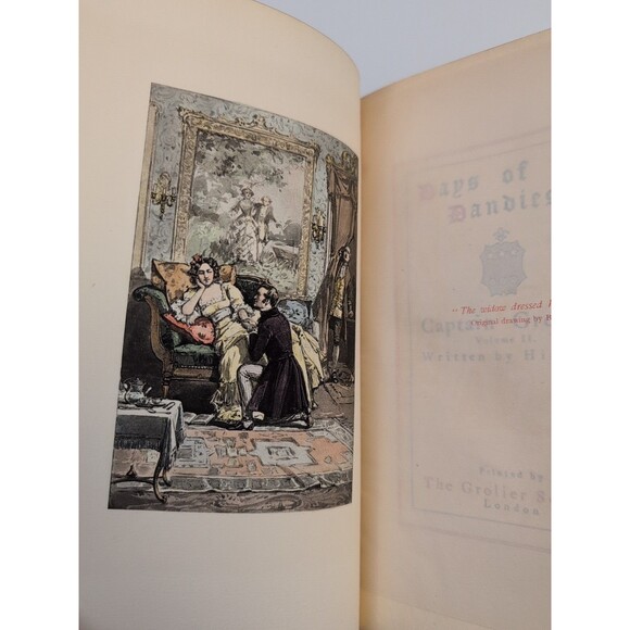 Days of the Dandies Captain Gronow - 2 Vol Imperial Ed #219 Grolier c1900 - Picture 13 of 15